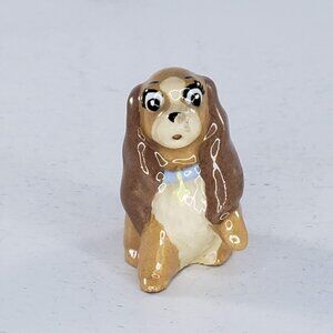 Hagen Renaker DIsney Lady Tramp Miniature Figurine Cocker Spaniel Dog *FLAW